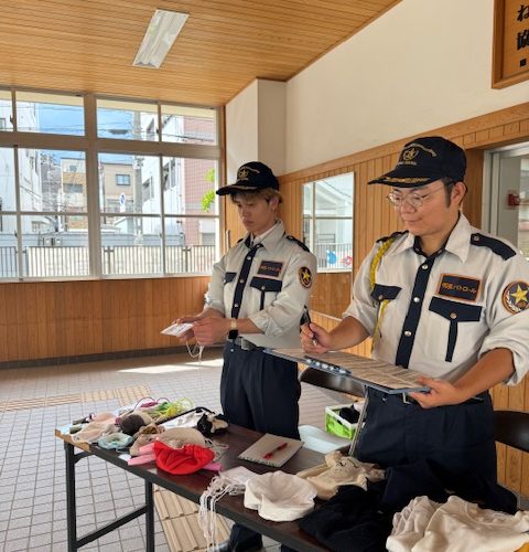 小学校での不審者侵入防止警備👷